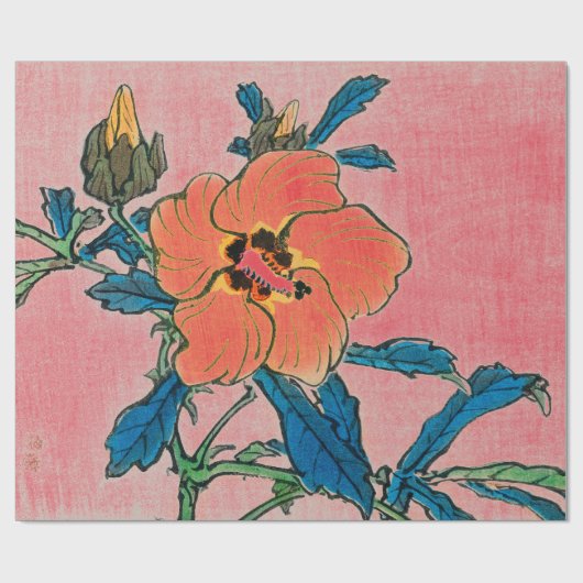 BLUME RED-Wrapper Geschenkpapier (Flach)