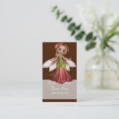 Blume Redhead Fairy Whimisky Fantasie Visitenkarte (Stehend Vorderseite)