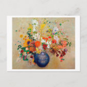 Blume, Redon Postkarte (Vorderseite)