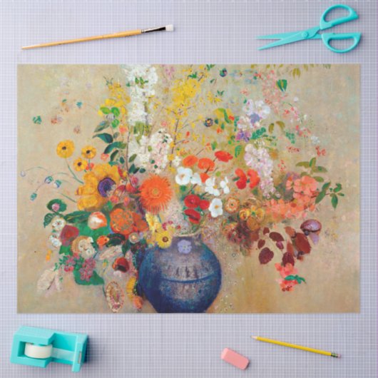 Blume, Redon Seidenpapier (Basteln)