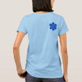 Blume Regen Tropical Gal's T - Shirt (Rückseite)