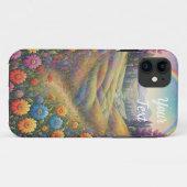 Blume Regenbogen Case-Mate iPhone Hülle (Rückseite (Horizontal))