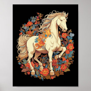 Blume Reiten Poster