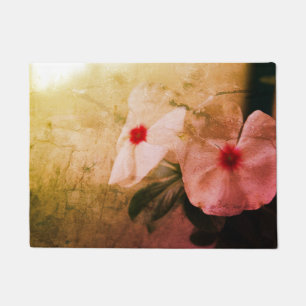 Blume Retro Foto Door Mat Fußmatte