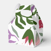 Blume Retro Geschenkschachtel (Rückseite)