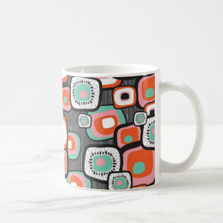 Blume Retro Sushi Quadrate benutzerdefinierte Tass Kaffeetasse