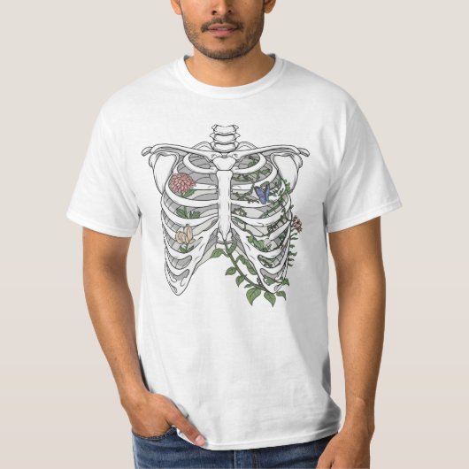 Blume Ribs T-Shirt (Vorderseite)