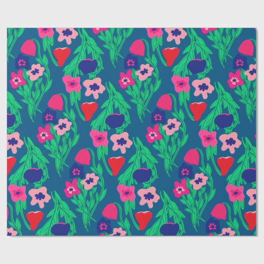 Blume Riso Geschenkpapier (Flach)