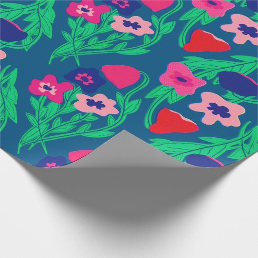 Blume Riso Geschenkpapier (Ecke)