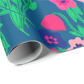 Blume Riso Geschenkpapier (Rolleneckpunkt)