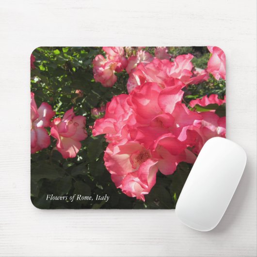 Blume Rom, Italien Mousepad (Mit Mouse)