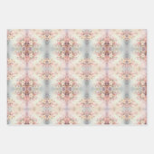 Blume Romantischer Vintager Chic Geschenkpapier Set (Vorderseite 3)