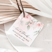 Blume, rosa Blume, Boho, Babydusche Geschenkanhänger