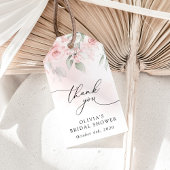 Blume, rosa Blume, Boho, Brautparty Geschenkanhänger