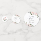 Blume, rosa Blume, Boho, Brautparty Konfetti (Rückseiten)