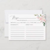 Blume, rosa Blume, Brautparty Rezept (Vorderseite)