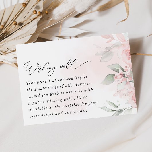 Blume, rosa Blume, Hochzeitswünsche gut Begleitkarte