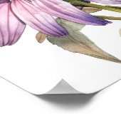 Blume Rosa Blütenfarben Art Print Poster (Ecke)