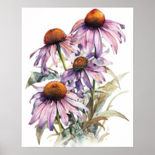 Blume Rosa Blütenfarben Art Print Poster