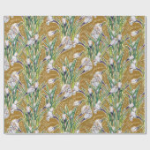 Blume Rosa Crocuses Geschenkpapier (Flach)