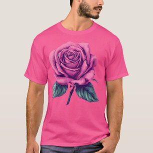 Blume Rosa Frauen Blume Button Botanist Garten T-Shirt