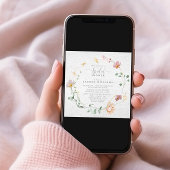 Blume Rosa Garten Rosa Brautparty Einladung