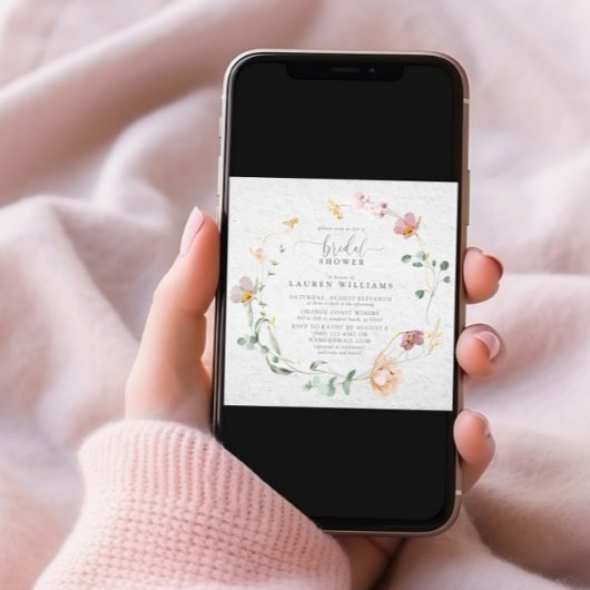 Blume Rosa Garten Rosa Brautparty Einladung