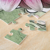 Blume - Rosa Gerbera Daisy Puzzle (Seite)