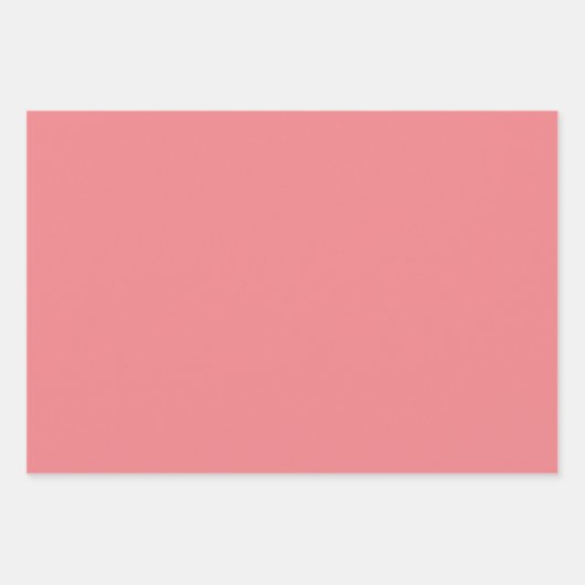 Blume Rosa grünes Blumenmuster Geschenkpapier Set (Vorderseite 2)