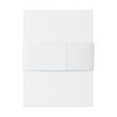 Blume Rosa Hochzeit Einladungsbanderole (Rückseitenbeispiel)