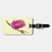 Blume Rosa Magnolia Gepäckanhänger (Vorderseite horizontal)