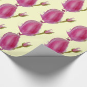 Blume Rosa Magnolia Geschenkpapier (Ecke)