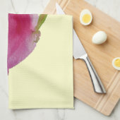 Blume Rosa Magnolia Geschirrtuch (Viertel Falte)