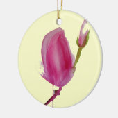 Blume Rosa Magnolia Keramikornament (Links)