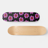 Blume Rosa Nordwestkosmos Skateboard (Horizontal)