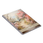 Blume Rosa Notizblock (Rechte Seite)