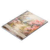 Blume Rosa Notizblock (Linke Seite)