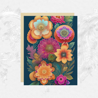 Blume Rosa Orangefarbenes Scrapbook