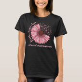 Blume Rosa Ribbon Brustkrebs Bewusstsein Frauen T-Shirt (Vorderseite)