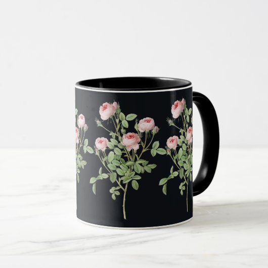 Blume Rosa Rose Natur Botanischer Garten Blossom Tasse (VorderseiteRechts)