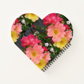 Blume Rosa Rose Rose Mutter Notizblock (Rückseite)