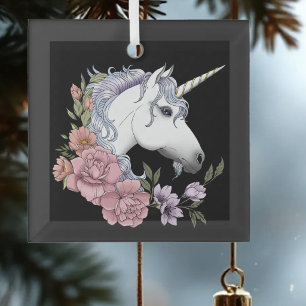 Blume Rosa Rosen Ornament Aus Glas