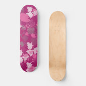 Blume rosa skateboard (Vorderseite)
