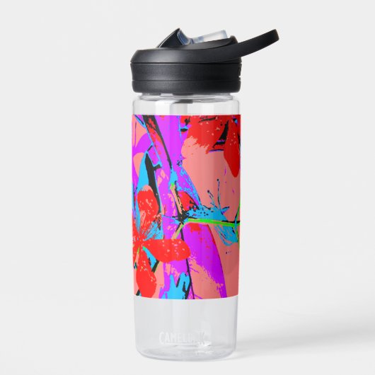 Blume rosa trinkflasche (Links)