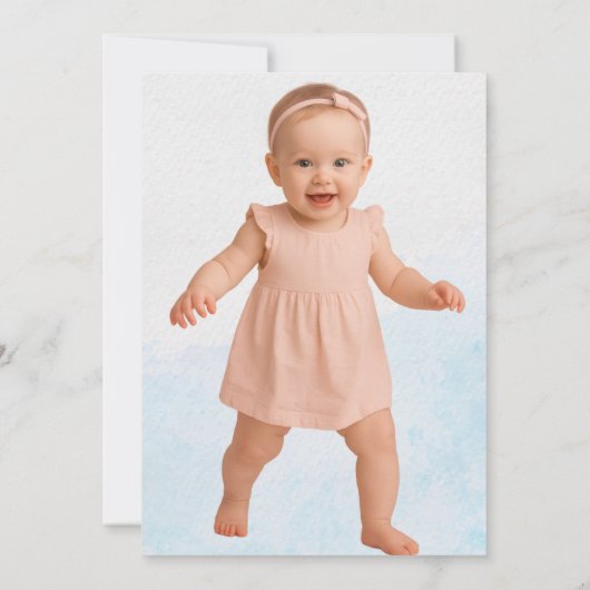 Blume Rosa tropischer Wildwald Geburtstag Einladung (Rückseite)