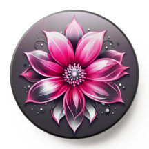 Blume Rosa und Silber