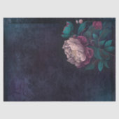 Blume Rosa und Weiße Pfirsiche Seidenpapier (Vorderseite)