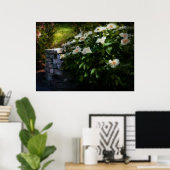 Blume - Rose - an der Wand Poster (Heimbüro)