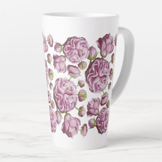 Blume Rose Camellia Milchtasse (Rechte Ecke)