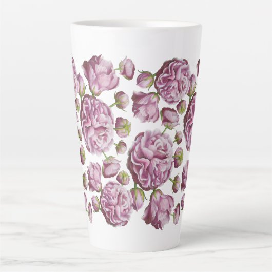 Blume Rose Camellia Milchtasse (Vorderseite)